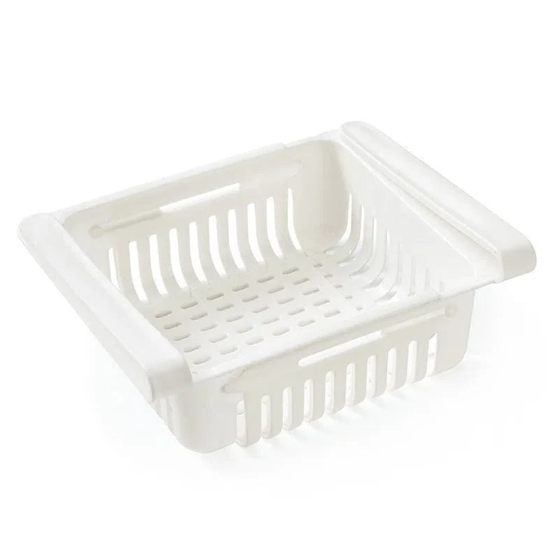 Organizador de Geladeira - Cesta Multifuncional para Armazenamento