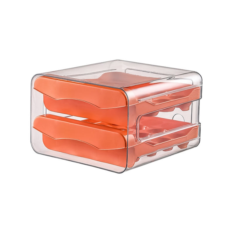 Organizador de Geladeira com Gavetas para Ovos e Compartimentos