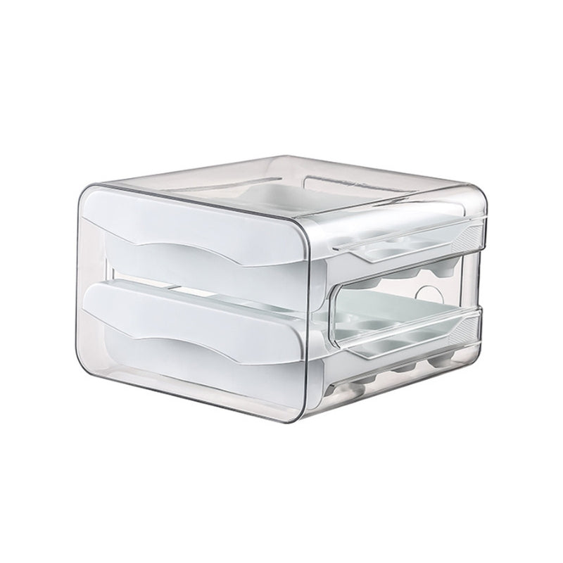 Organizador de Geladeira com Gavetas para Ovos e Compartimentos