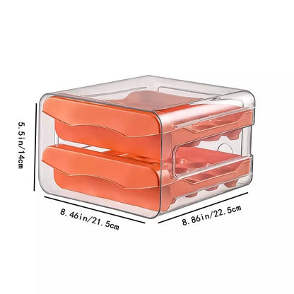 Organizador de Geladeira com Gavetas para Ovos e Compartimentos