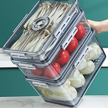 Organizador de Geladeira com Tampa e Indicação de Data