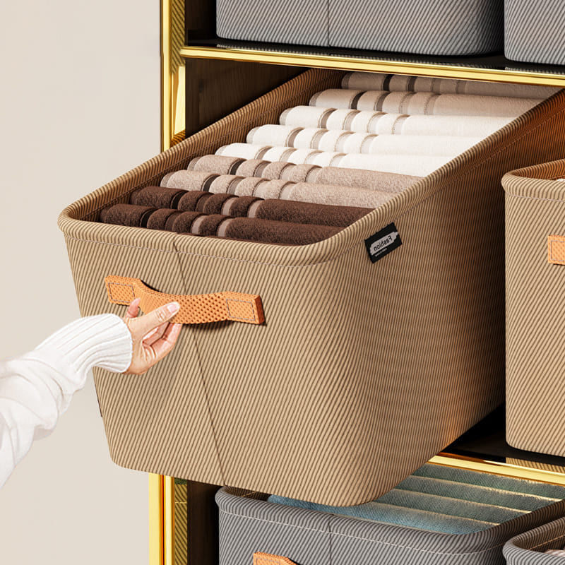 Organizador de Guarda-Roupas Dobrável Multiuso para Roupas e Acessórios