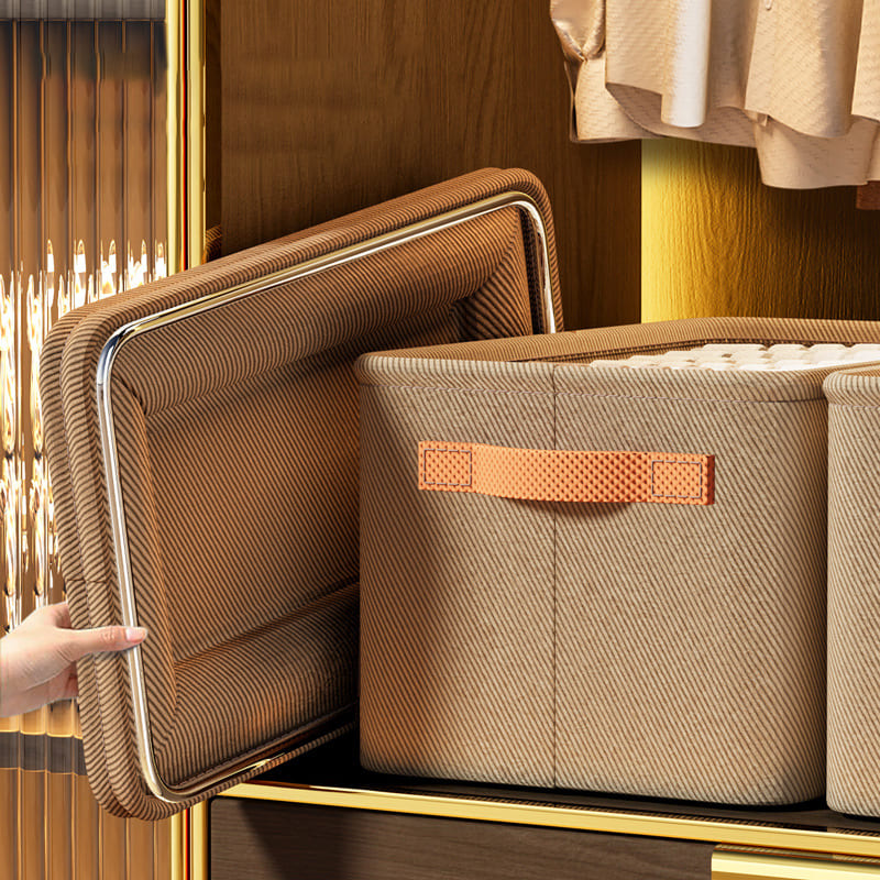 Organizador de Guarda-Roupas Dobrável Multiuso para Roupas e Acessórios