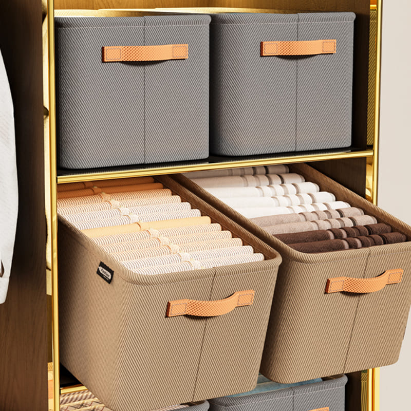 Organizador de Guarda-Roupas Dobrável Multiuso para Roupas e Acessórios