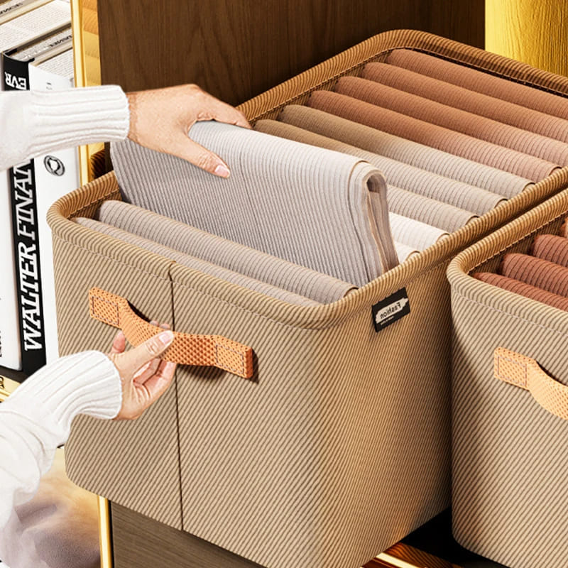 Organizador de Guarda-Roupas Dobrável Multiuso para Roupas e Acessórios