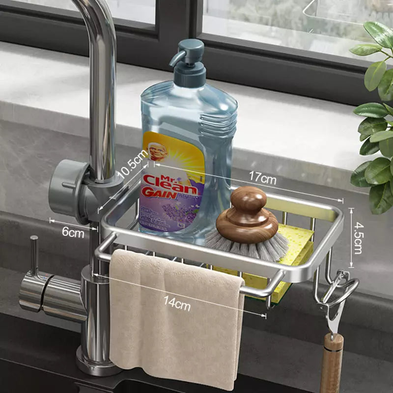 Organizador de Pia con Soporte para Esponja - Accesorios de Cocina Prácticos