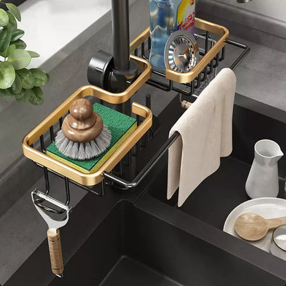 Organizador de Pia con Soporte para Esponja - Accesorios de Cocina Prácticos