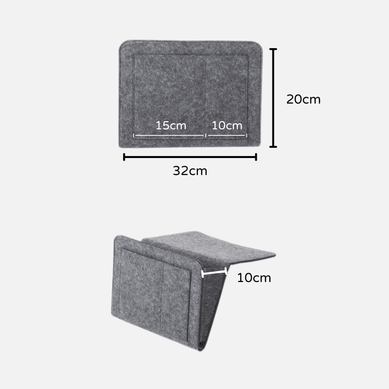 Organizador de Porta-Objetos para Sofá-Cama e Cabeceira - Praticidade e Estilo