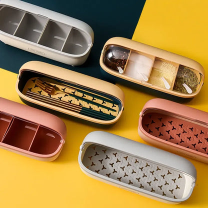 Organizador de Temperos e Talheres Joy Feel - Prático e Estiloso