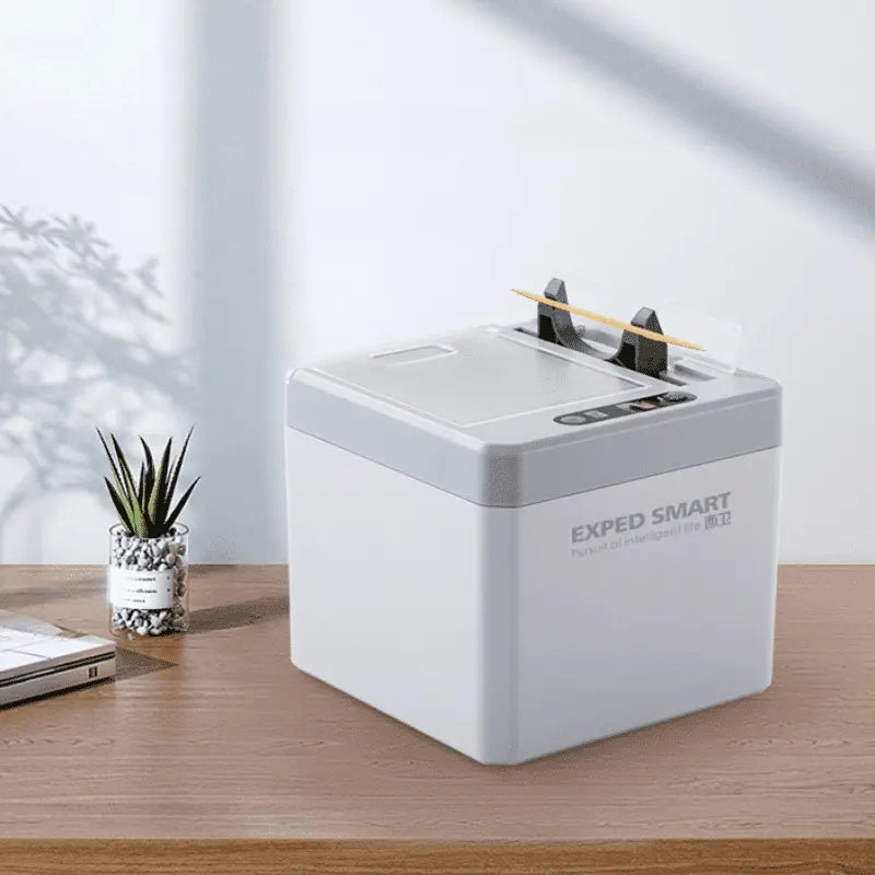 Paliteiro Automático com Sensor - Porta Palito de Dentes Prático e Moderno