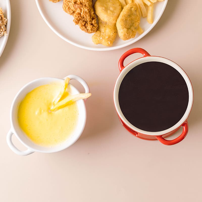 Panela de Fondue Cerâmica para Queijo e Chocolate