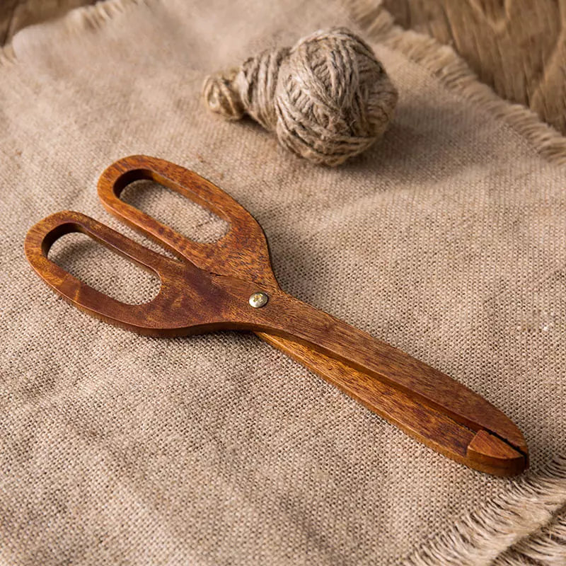 Pinça Multiuso de Bambu para Salada - Utensílio de Cozinha Ecológico