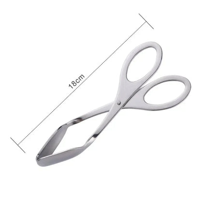 Pinça de Aço Inoxidável para Cozinha - Utensílio de Cozinha Durável