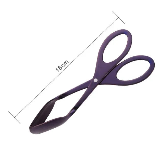 Pinça de Aço Inoxidável para Cozinha - Utensílio de Cozinha Durável