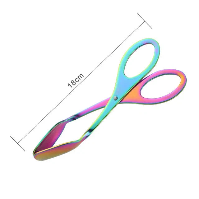 Pinça de Aço Inoxidável para Cozinha - Utensílio de Cozinha Durável