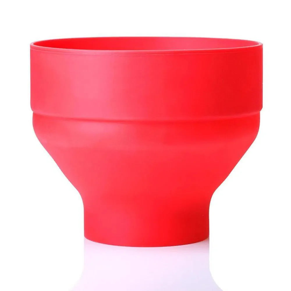 Pipoqueira de Silicone para Micro-ondas - Utensílio Prático para Fazer Pipoca