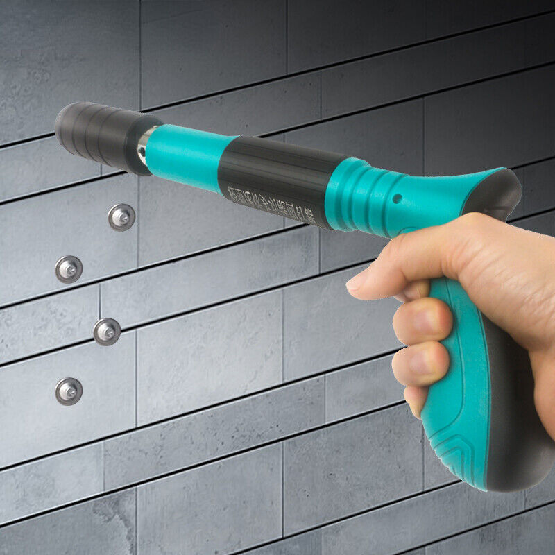 Pistola Portátil para Fixação de Rebites e Pregos - Ferramenta Ideal para Projetos de Artesanato e Construção