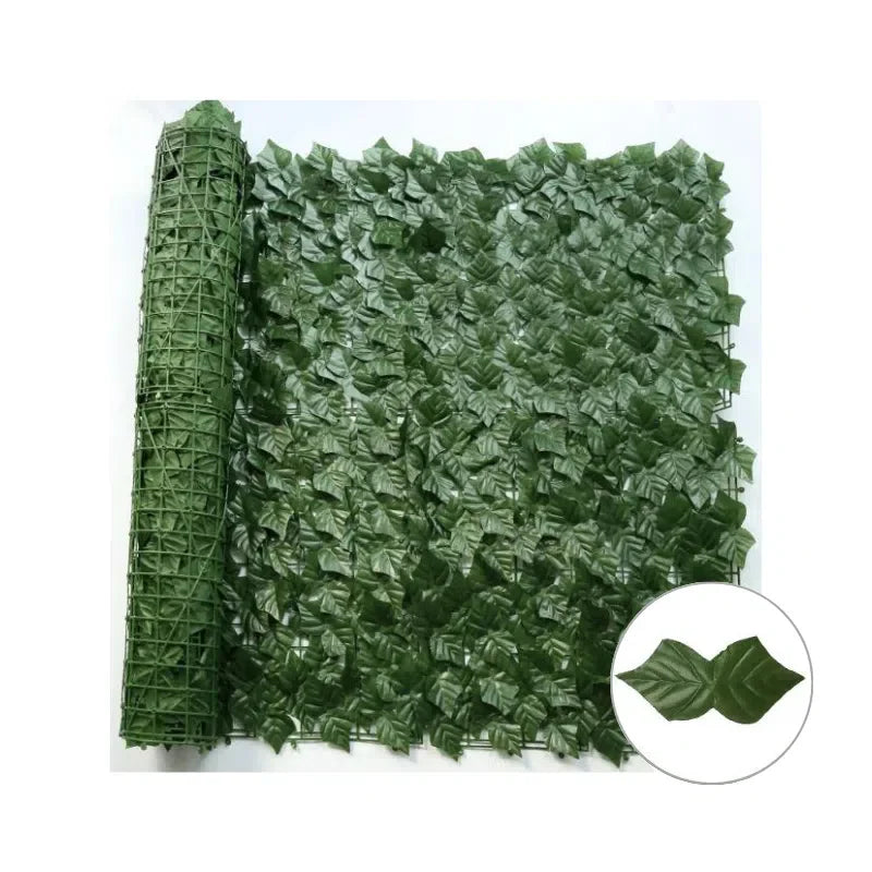 Placa de Folhagem Artificial Decorativa para Ambientes Internos