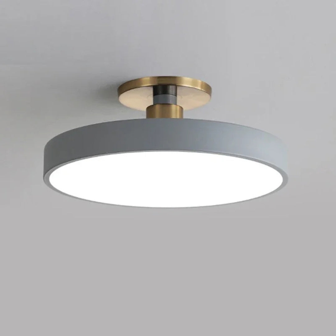 Plafón LED Redondo de Superficie Modelo Nórdico - Iluminación Moderna y Eficiente
