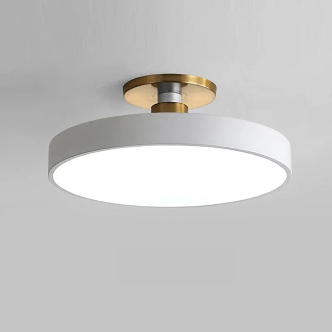 Plafón LED Redondo de Superficie Modelo Nórdico - Iluminación Moderna y Eficiente