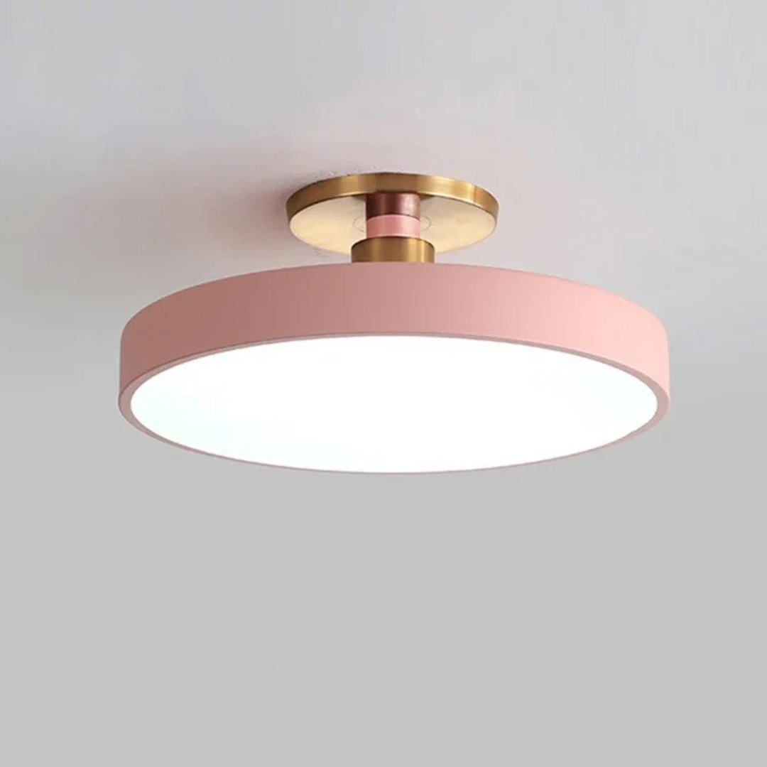 Plafón LED Redondo de Superficie Modelo Nórdico - Iluminación Moderna y Eficiente