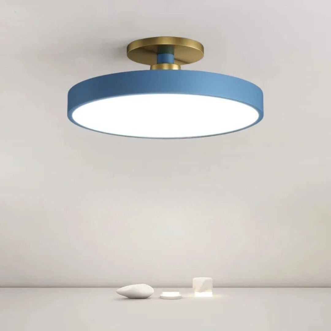 Plafón LED Redondo de Superficie Modelo Nórdico - Iluminación Moderna y Eficiente