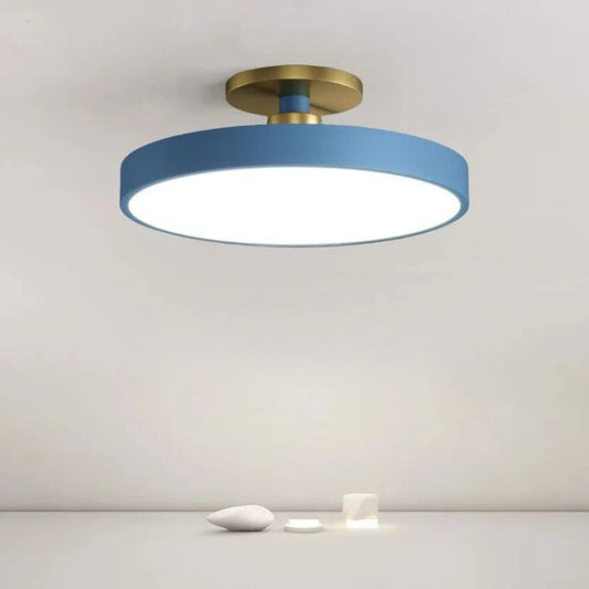 Plafón LED Redondo de Superficie Modelo Nórdico - Iluminación Moderna y Eficiente