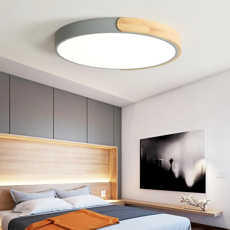 Plafon LED de Sobrepor - Luminária de Teto Moderna e Elegante