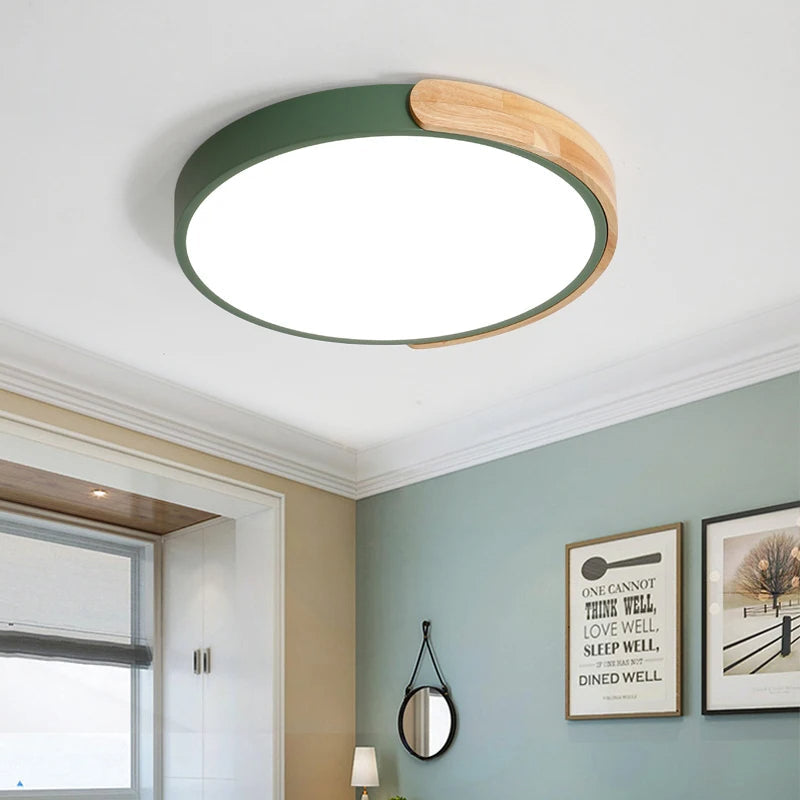 Plafon LED de Sobrepor - Luminária de Teto Moderna e Elegante