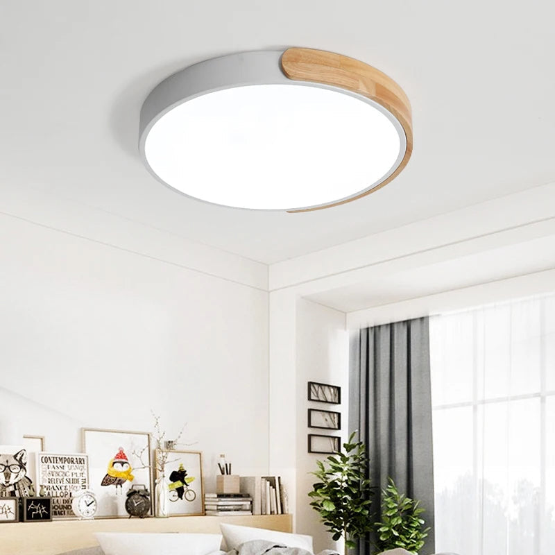 Plafon LED de Sobrepor - Luminária de Teto Moderna e Elegante