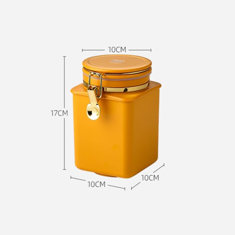 Porta Alimentos Pote Hermético com Tampa para Café e Outros Alimentos