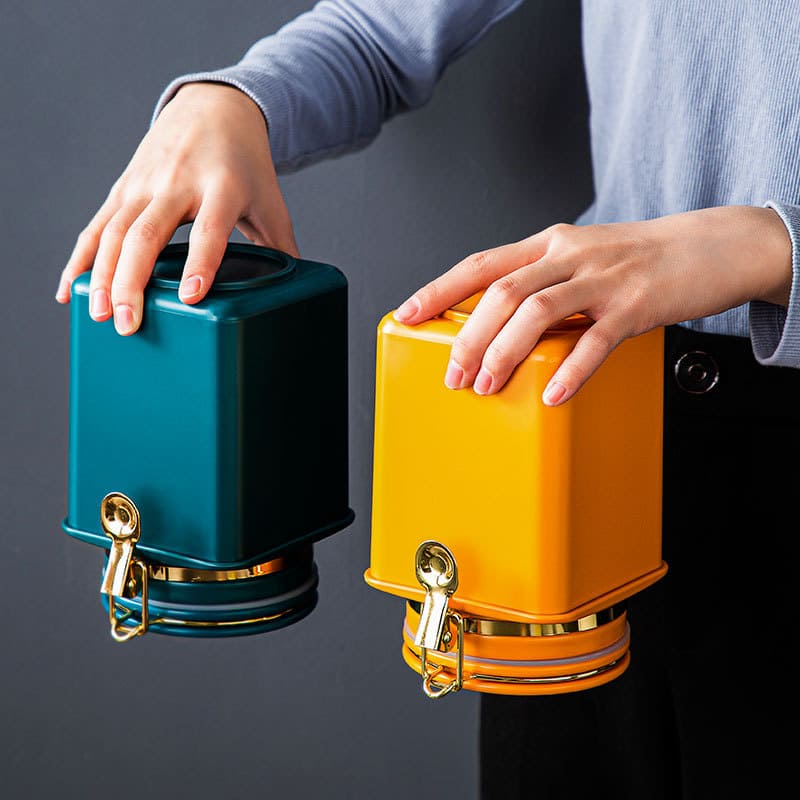 Porta Alimentos Pote Hermético com Tampa para Café e Outros Alimentos
