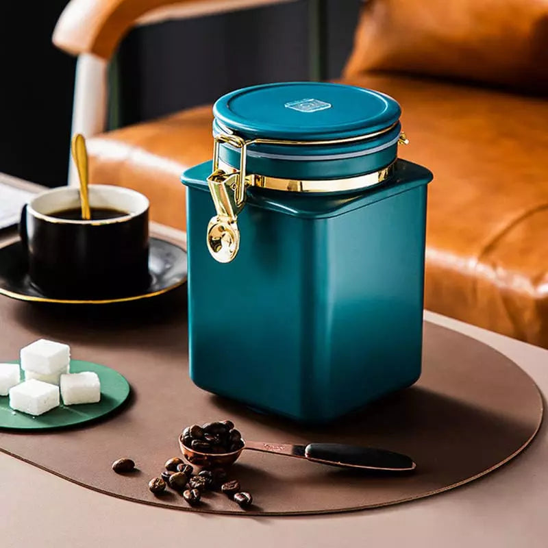 Porta Alimentos Pote Hermético com Tampa para Café e Outros Alimentos