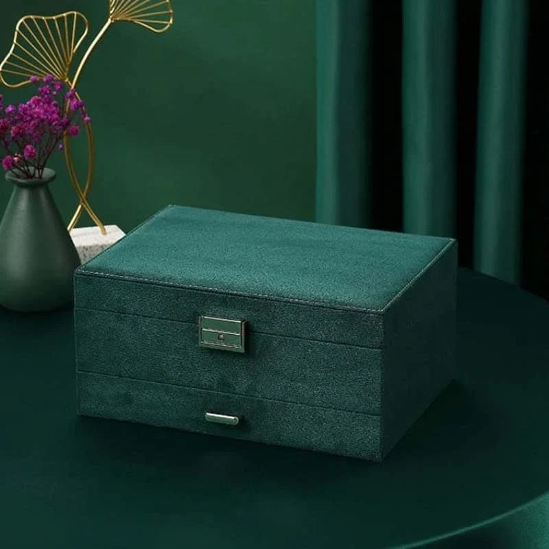 Porta Joias e Organizador de Joias Premium - Acessório Elegante para Armazenamento de Bijuterias