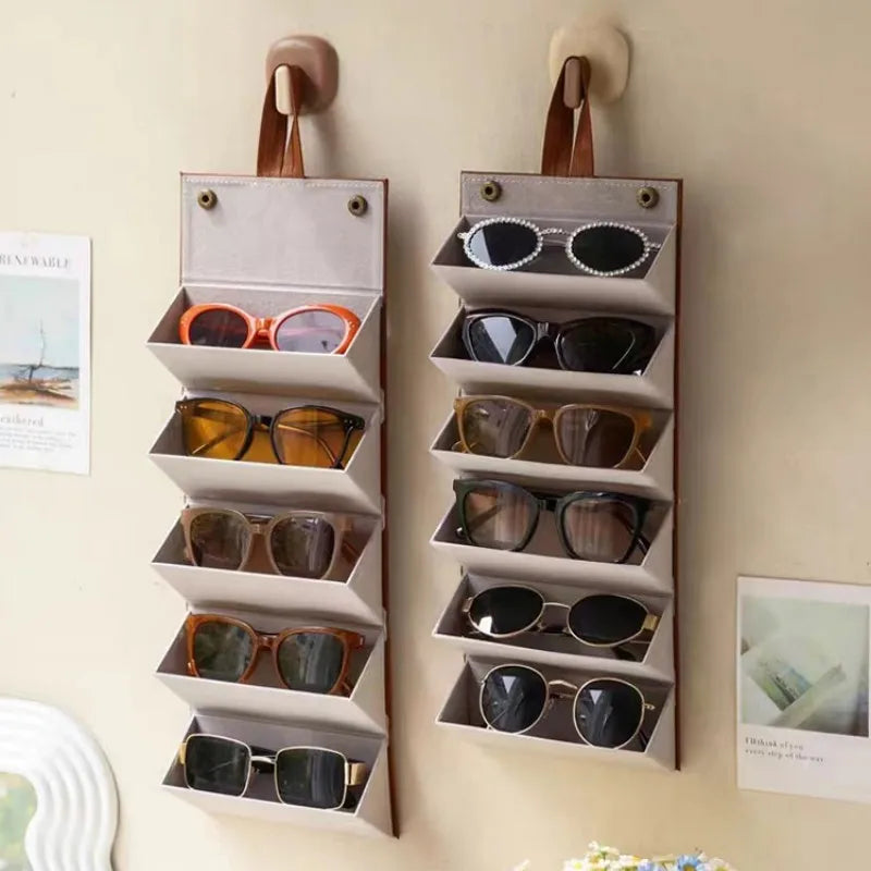 Porta Óculos e Organizador com 6 Divisórias - Acessório Prático para Armazenamento