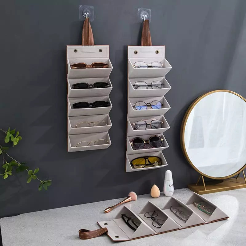 Porta Óculos e Organizador com 6 Divisórias - Acessório Prático para Armazenamento