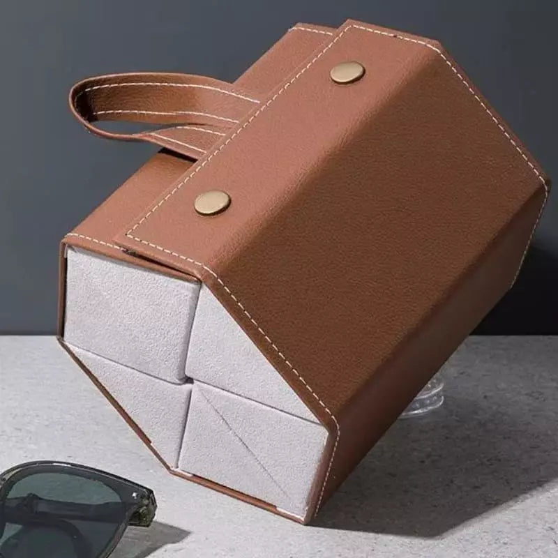Porta Óculos e Organizador com 6 Divisórias - Acessório Prático para Armazenamento