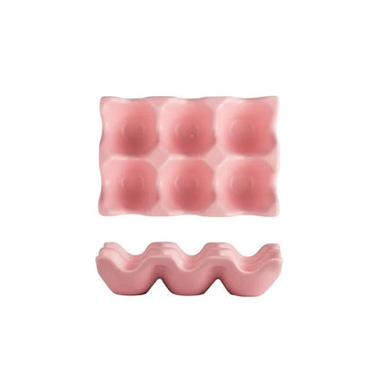 Porta Ovos de Cerâmica para 6 Ovos - Armazenamento Elegante e Prático