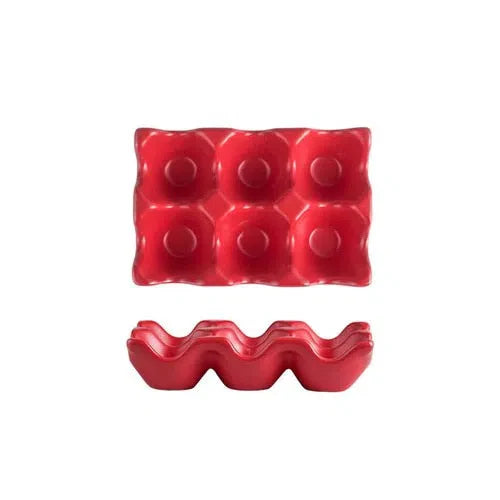 Porta Ovos de Cerâmica para 6 Ovos - Armazenamento Elegante e Prático