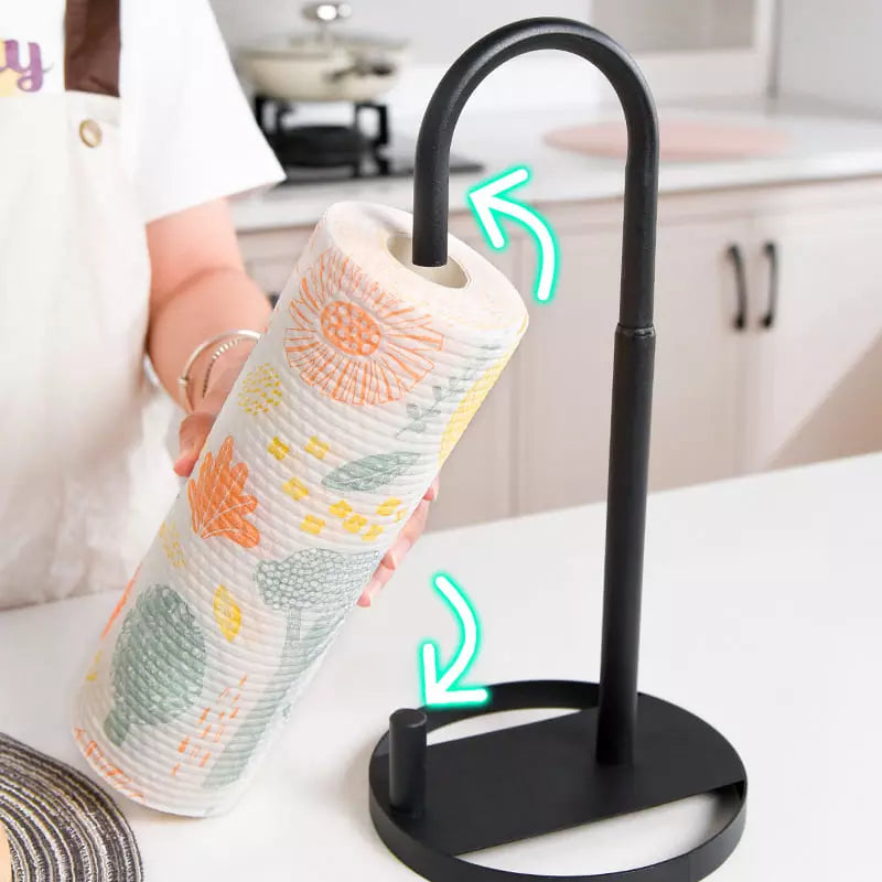 Porta Papel Toalha de Mesa para Guardanapo de Rolo - Suporte Prático e Elegante