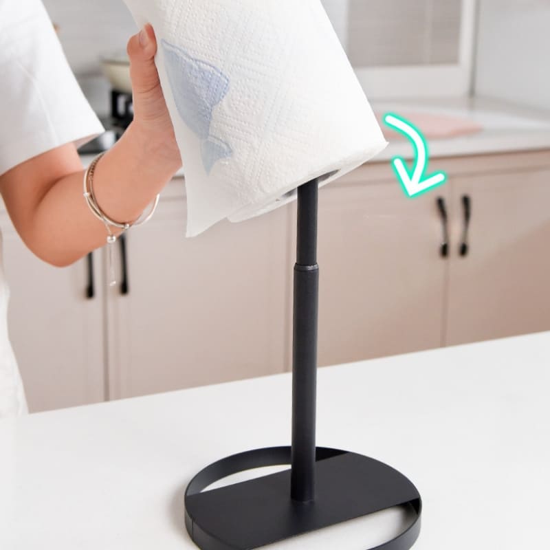 Porta Papel Toalha de Mesa para Guardanapo de Rolo - Suporte Prático e Elegante
