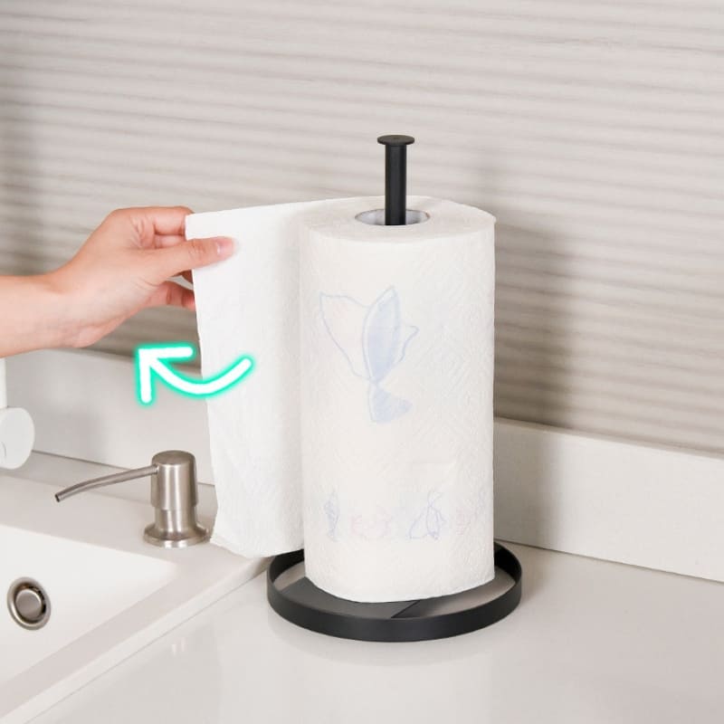 Porta Papel Toalha de Mesa para Guardanapo de Rolo - Suporte Prático e Elegante
