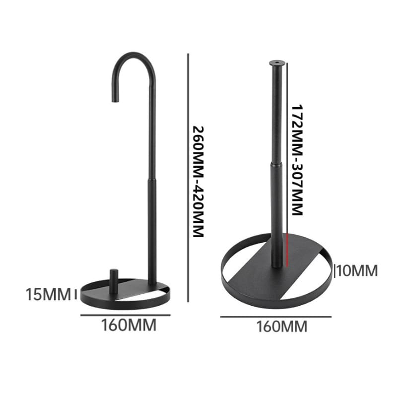 Porta Papel Toalha de Mesa para Guardanapo de Rolo - Suporte Prático e Elegante