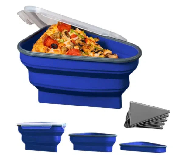 Porta Pizza Retrátil de Silicone - Suporte Prático para Pizza