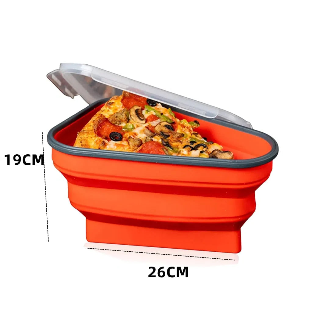 Porta Pizza Retrátil de Silicone - Suporte Prático para Pizza
