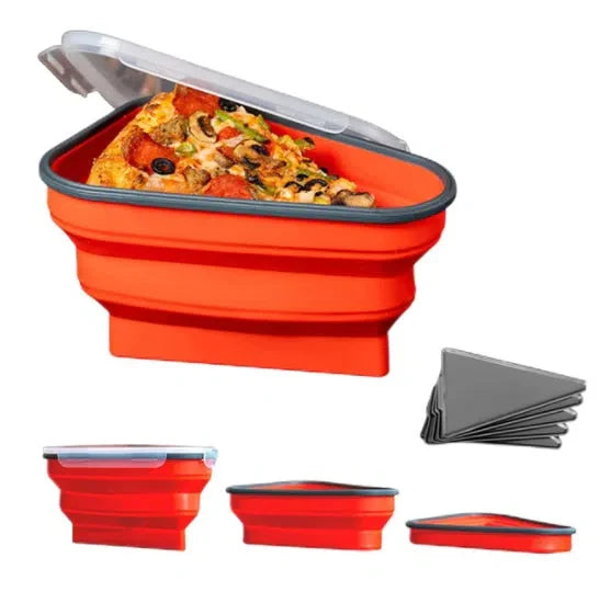Porta Pizza Retrátil de Silicone - Suporte Prático para Pizza
