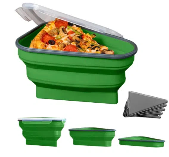 Porta Pizza Retrátil de Silicone - Suporte Prático para Pizza