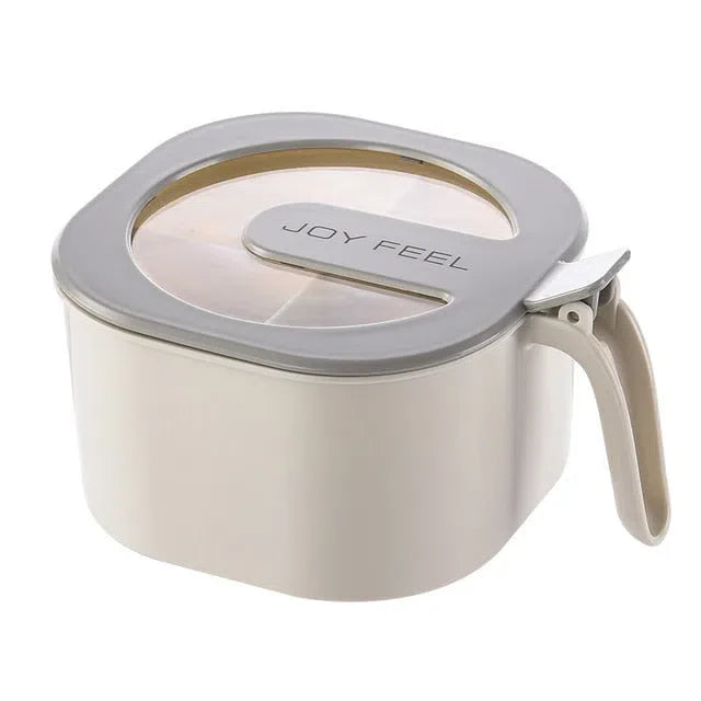 Porta Tempero Joy Feel com 4 Compartimentos - Organizador de Temperos Prático