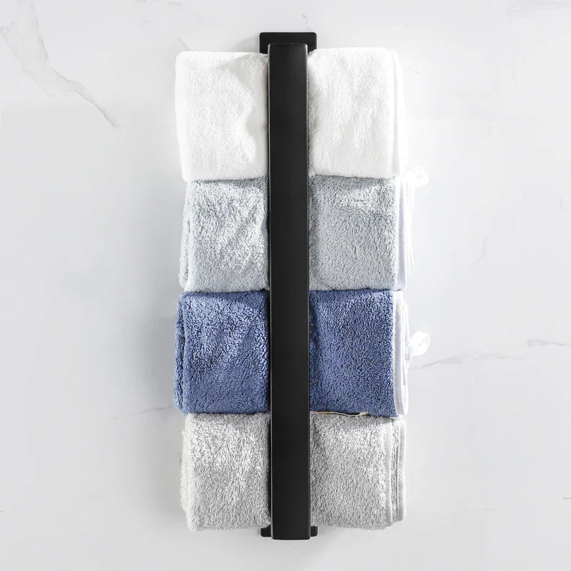 Porta Toalha para Lavabo em Aço Inoxidável - Acessório de Banheiro Moderno