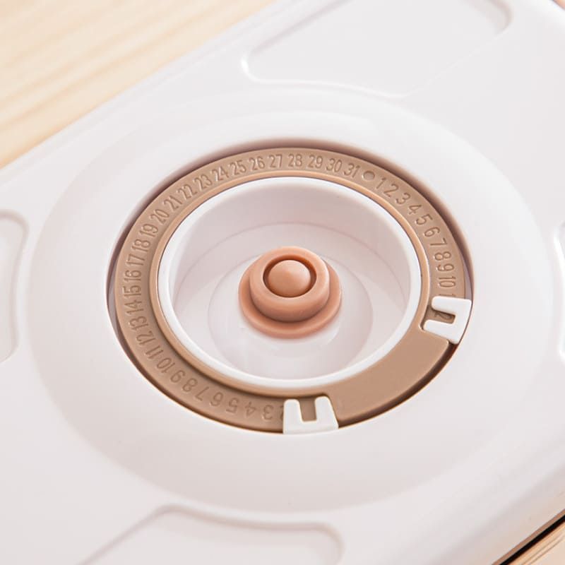 Pote Hermético com Tampa e Selador a Vácuo para Armazenamento de Alimentos